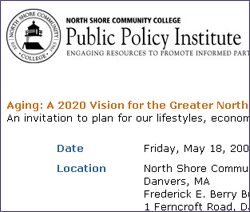 North Shore Community College Public Policy Institute 